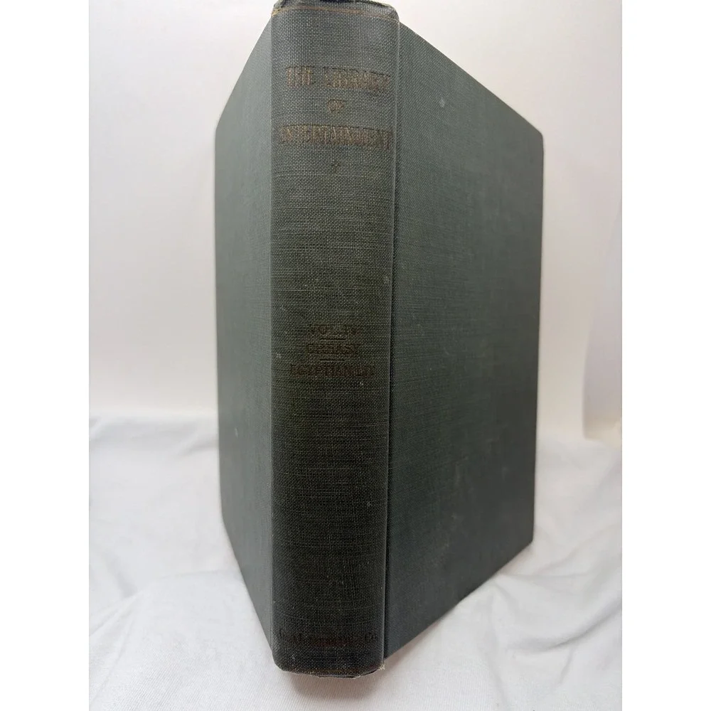 Vintage 1923 The Library of Entertainment Vol IV Geo L Shuman Hardcover Book